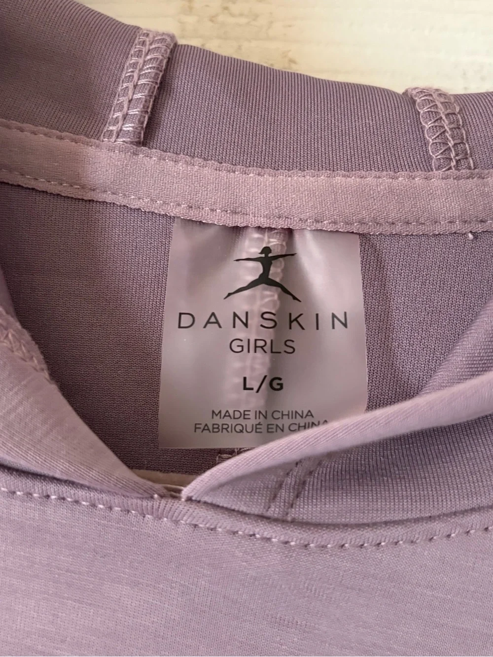 Danskin Lavender Purple Kids Matching Hoodie & Jogger Set Sweatshirt Sz L pant M